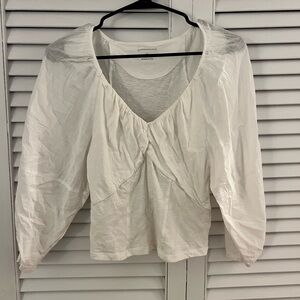 Anthropologie White Blouse